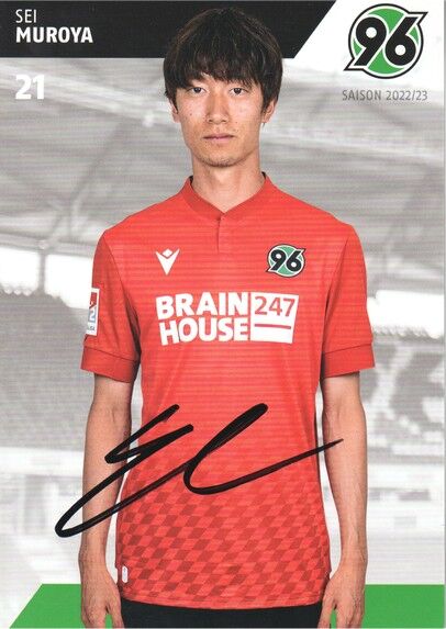 Autogramm Fussball | Hannover 96 | 2022 | Sei MUROYA