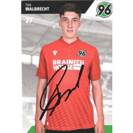 Autogramm Fussball | Hannover 96 | 2022 | Tim WALBRECHT
