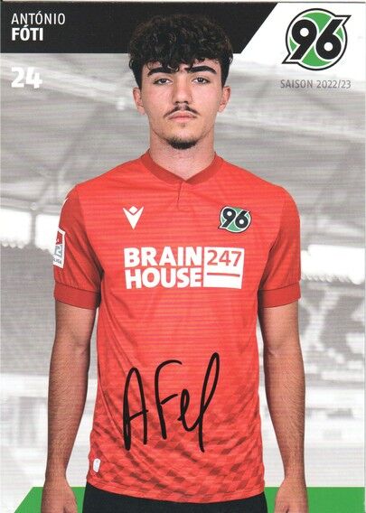 Autogramm Fussball | Hannover 96 | 2022 | Antonio FOTI