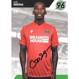 Autogramm Fussball | Hannover 96 | 2022 | Gael ONDOUA