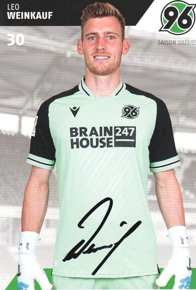 Autogramm Fussball | Hannover 96 | 2022 | Leo WEINKAUF