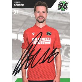 Autogramm Fussball | Hannover 96 | 2022 | Julian BÖRNER