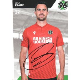 Autogramm Fussball | Hannover 96 | 2022 | Luka KRAJNC