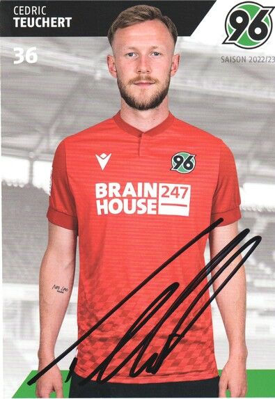 Autogramm Fussball | Hannover 96 | 2022 | Cedric TEUCHERT