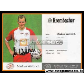 Autogramm Fussball | Sportfreunde Siegen | 2005 | Markus WALDRICH