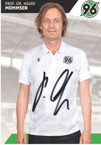 Autogramm Fussball | Hannover 96 | 2022 | Hauke MOMMSEN