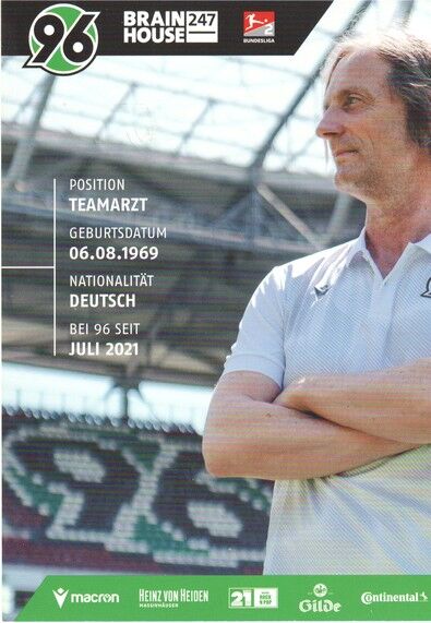 Autogramm Fussball | Hannover 96 | 2022 | Hauke MOMMSEN