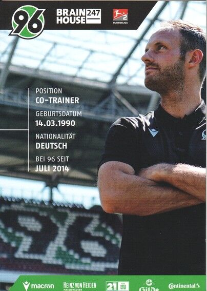 Autogramm Fussball | Hannover 96 | 2022 | Lars BARLEMANN
