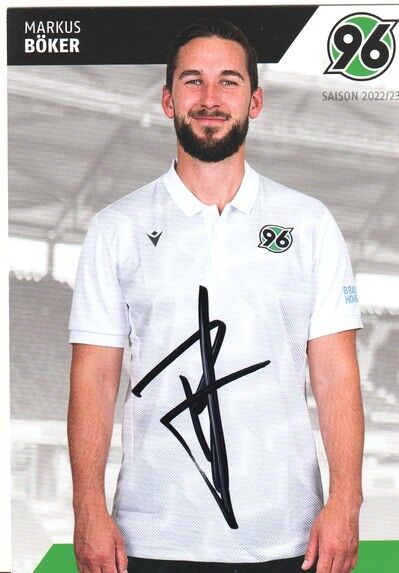 Autogramm Fussball | Hannover 96 | 2022 | Markus BÖKER