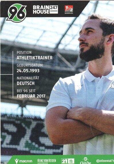 Autogramm Fussball | Hannover 96 | 2022 | Markus BÖKER
