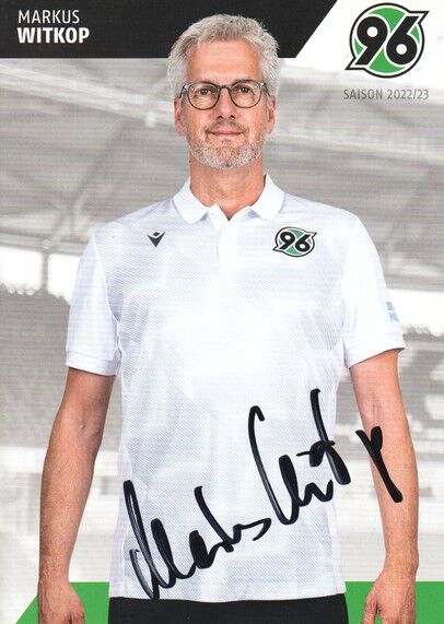 Autogramm Fussball | Hannover 96 | 2022 | Markus WITKOP