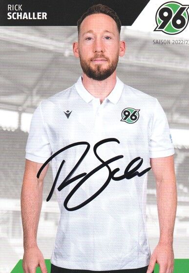 Autogramm Fussball | Hannover 96 | 2022 | Rick SCHALLER
