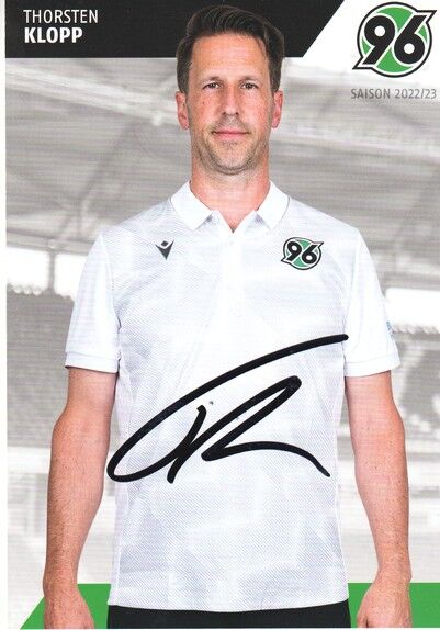 Autogramm Fussball | Hannover 96 | 2022 | Thorsten KLOPP