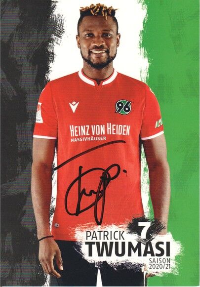 Autogramm Fussball | Hannover 96 | 2020 | Patrick TWUMASI