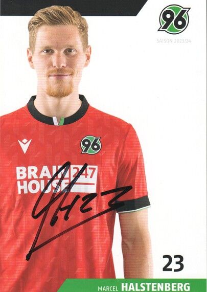 Autogramm Fussball | Hannover 96 | 2023 | Marcel HALSTENBERG