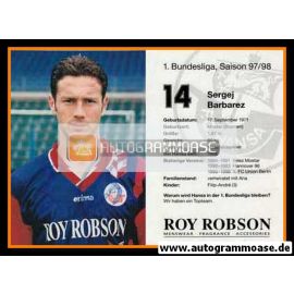 Autogramm Fussball | Hansa Rostock | 1997 | Sergej BARBAREZ 