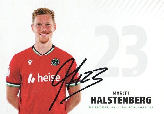 Autogramm Fussball | Hannover 96 | 2024 | Marcel HALSTENBERG