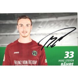 Autogramm Fussball | Hannover 96 | 2018 | Mike Steven BÄHRE