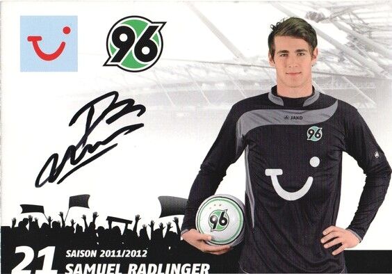 Autogramm Fussball | Hannover 96 | 2011 | Samuel RADLINGER