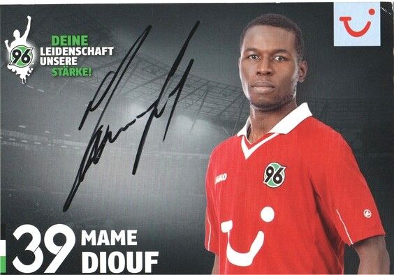 Autogramm Fussball | Hannover 96 | 2012 | Mame DIOUF