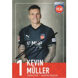 Autogramm Fussball | 1. FC Heidenheim 1846 | 2023 | Kevin MÜLLER