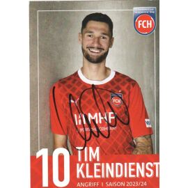 Autogramm Fussball | 1. FC Heidenheim 1846 | 2023 | Tim KLEINDIENST