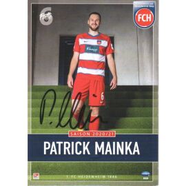 Autogramm Fussball | 1. FC Heidenheim 1846 | 2020 | Patrick MAINKA 