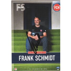 Autogramm Fussball | 1. FC Heidenheim 1846 | 2020 | Frank SCHMIDT