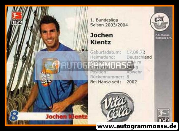 Autogramm Fussball | Hansa Rostock | 2003 | Jochen KIENTZ