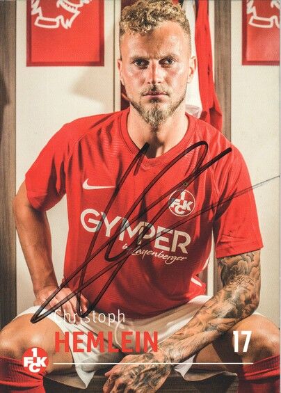Autogramm Fussball | 1. FC Kaiserslautern | 2019 | Christoph HEMLEIN