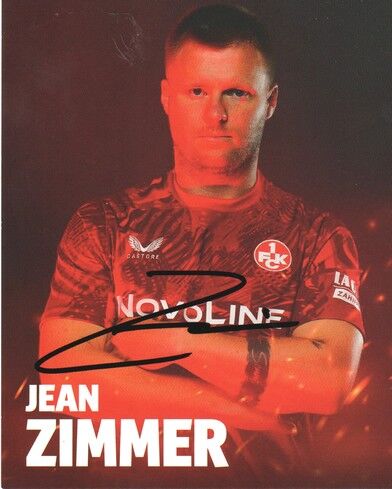 Autogramm Fussball | 1. FC Kaiserslautern | 2024 | Jean ZIMMER