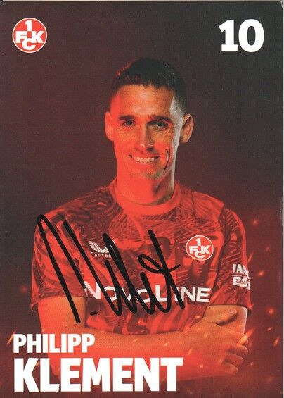 Autogramm Fussball | 1. FC Kaiserslautern | 2024 | Philipp KLEMENT