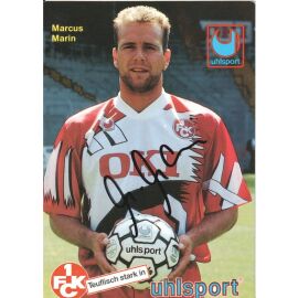 Autogramm Fussball | 1. FC Kaiserslautern | 1994 Uhlsport | Marcus MARIN