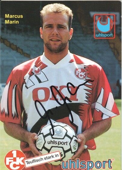 Autogramm Fussball | 1. FC Kaiserslautern | 1994 Uhlsport | Marcus MARIN