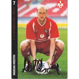 Autogramm Fussball | 1. FC Kaiserslautern | 2002 | Marian HRISTOV
