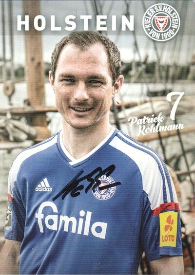 Autogramm Fussball | Holstein Kiel | 2016 | Patrick KOHLMANN