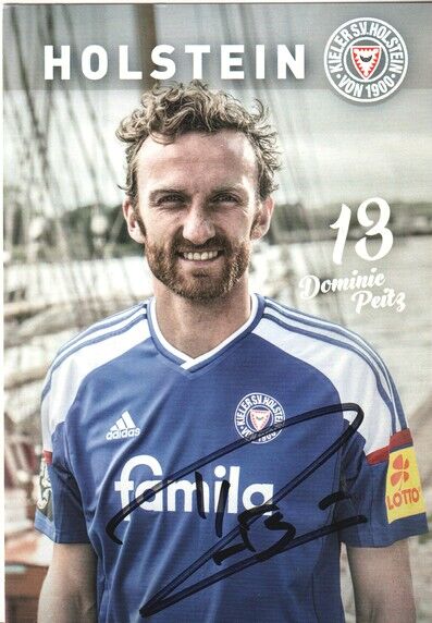 Autogramm Fussball | Holstein Kiel | 2016 | Dominic PEITZ
