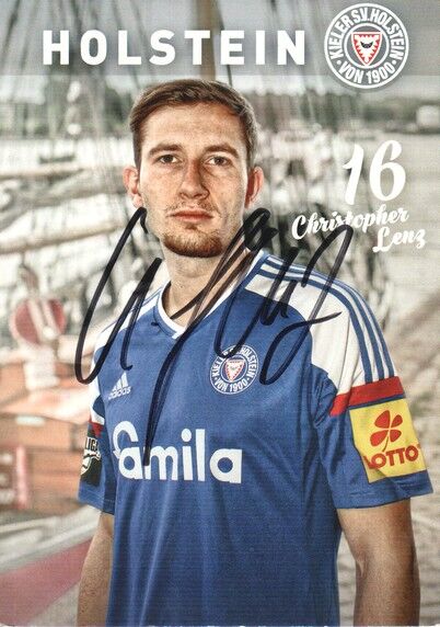 Autogramm Fussball | Holstein Kiel | 2016 | Christopher LENZ