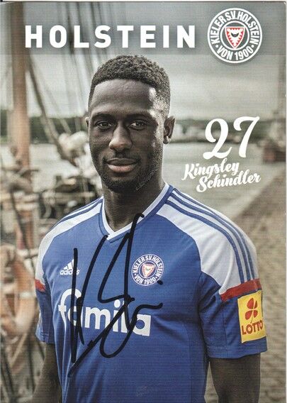 Autogramm Fussball | Holstein Kiel | 2016 | Kingsley SCHINDLER