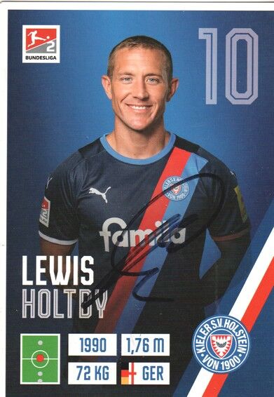Autogramm Fussball | Holstein Kiel | 2021 | Lewis HOLTBY