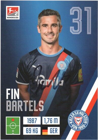 Autogramm Fussball | Holstein Kiel | 2021 | Fin BARTELS