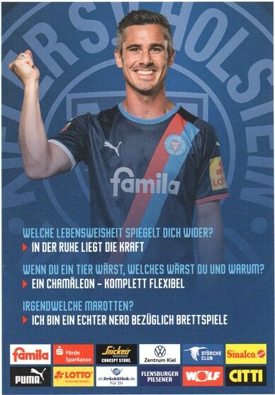 Autogramm Fussball | Holstein Kiel | 2021 | Fin BARTELS