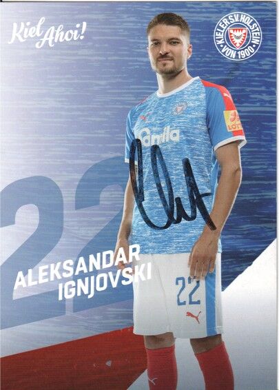 Autogramm Fussball | Holstein Kiel | 2020 | Aleksandar IGNJOVSKI