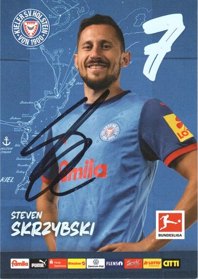 Autogramm Fussball | Holstein Kiel | 2024 | Steven SKRZYBSKI