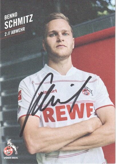 Autogramm Fussball | 1. FC Köln | 2021 | Benno SCHMITZ