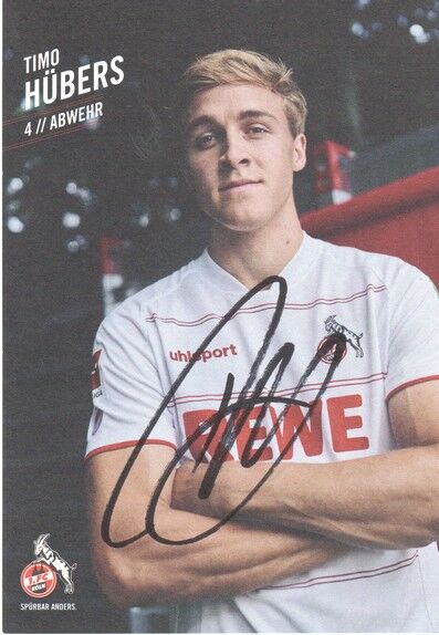 Autogramm Fussball | 1. FC Köln | 2021 | Timo HÜBERS