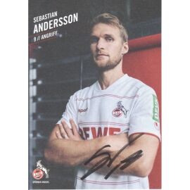 Autogramm Fussball | 1. FC Köln | 2021 | Sebastian ANDERSSON