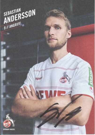 Autogramm Fussball | 1. FC Köln | 2021 | Sebastian ANDERSSON