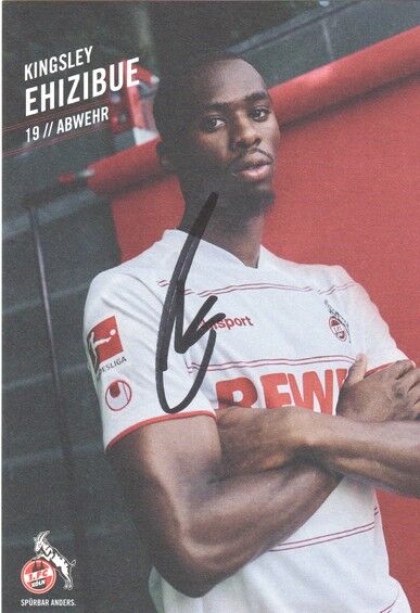 Autogramm Fussball | 1. FC Köln | 2021 | Kingsley EHIZIBUE