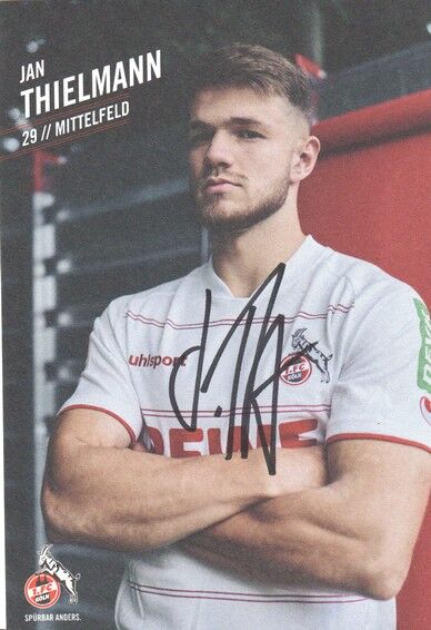 Autogramm Fussball | 1. FC Köln | 2021 | Jan THIELMANN